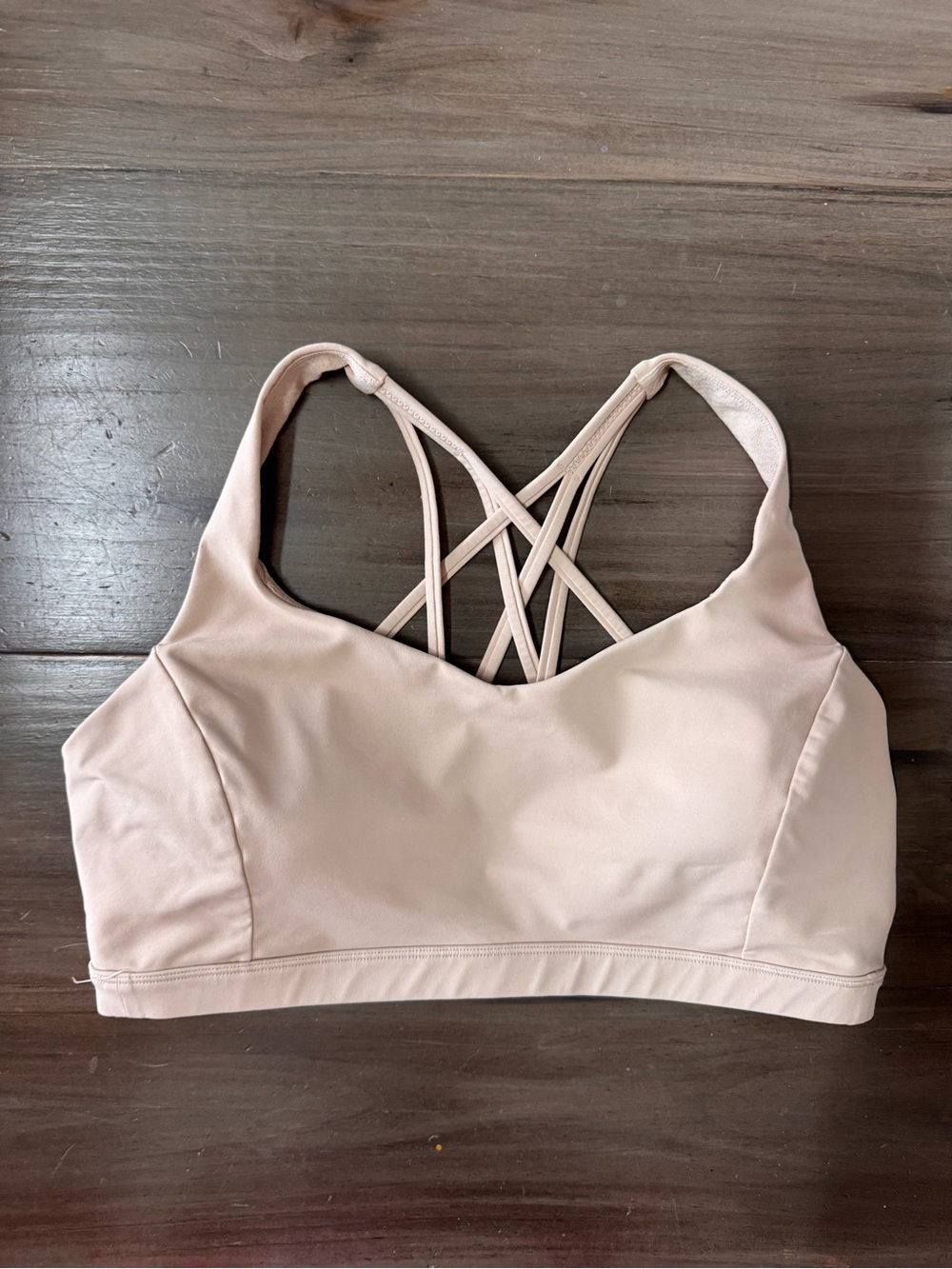 Lululemon Free To Be Serene Bra Beige Women’s 14 Light Support